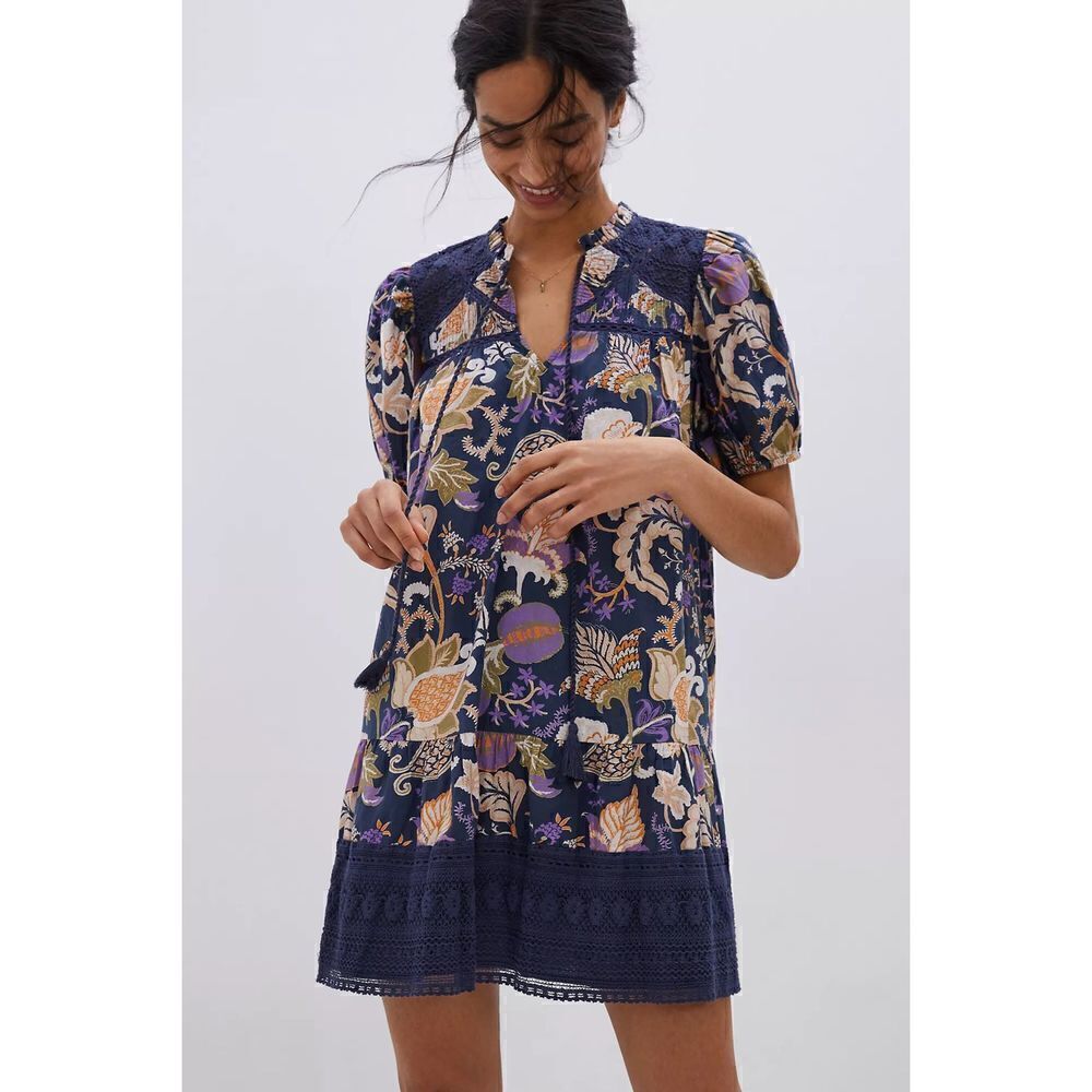 Anthropologie - Fiore Lace Tunic Dress let me be